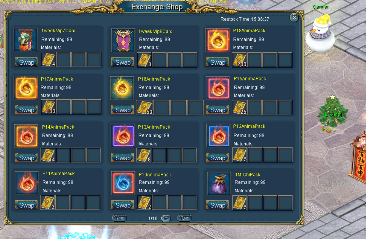 Exchange Shop
